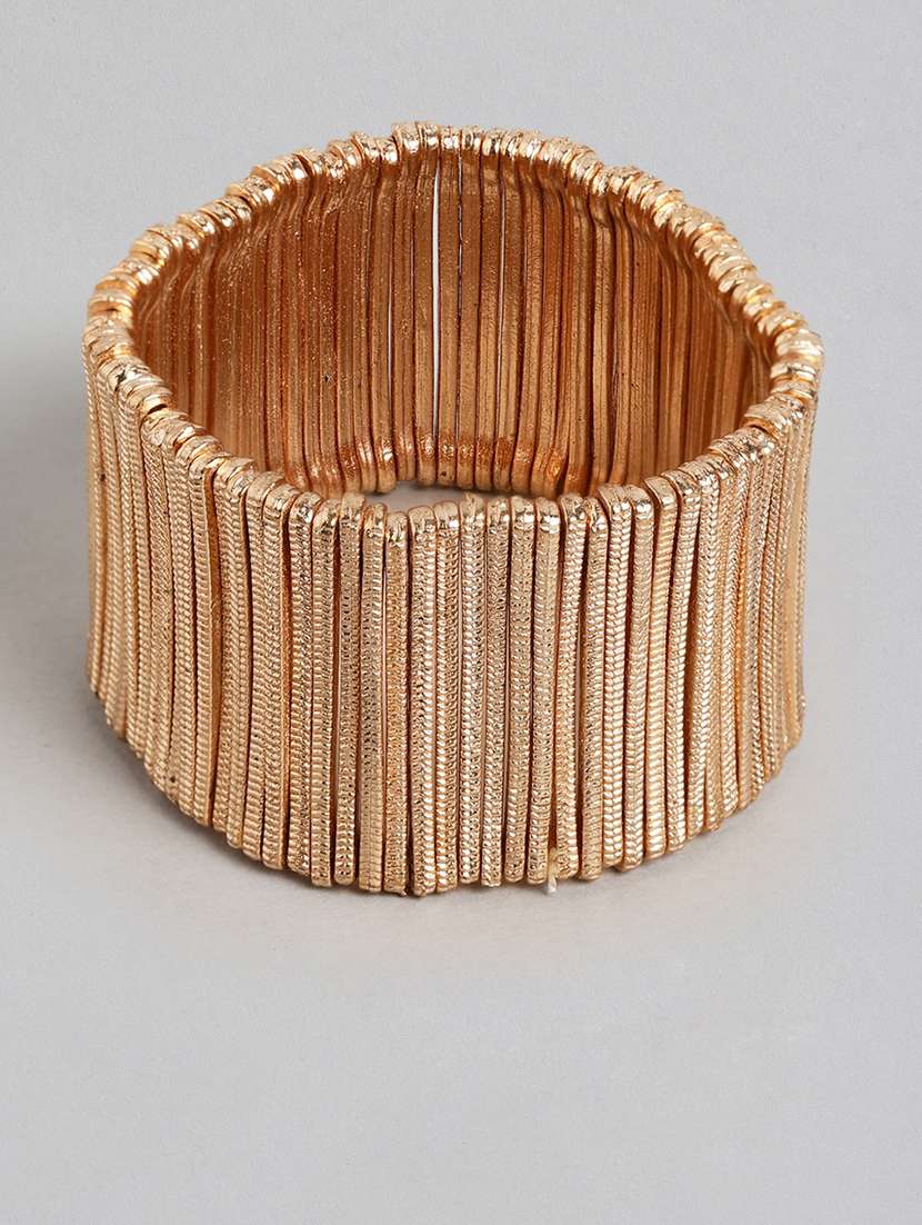 gold metal bangle  bracelet - 18300695 -  Zoom Image - 0