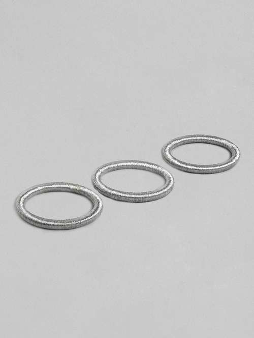silver wood bangle  bracelet - 18300702 -  Standard Image - 0