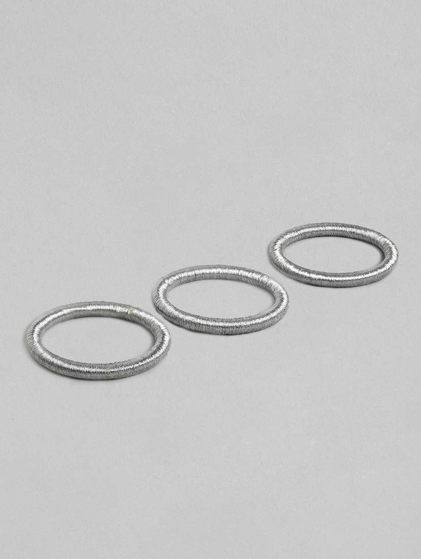 silver wood bangle  bracelet - 18300702 -  Zoom Image - 0