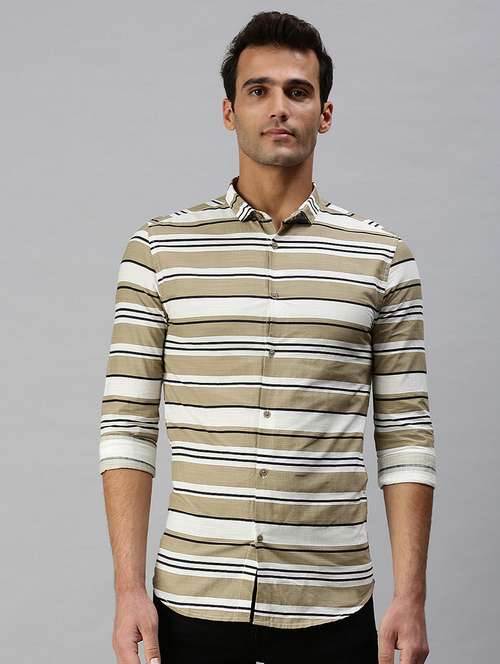 mens stripes casual shirt - 18301708 -  Standard Image - 0