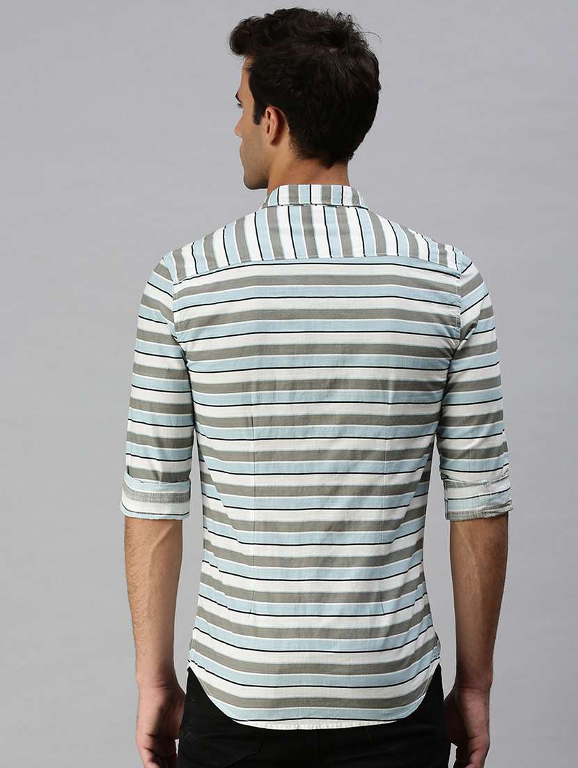 mens stripes casual shirt - 18301711 -  Standard Image - 2