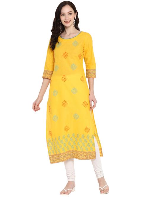 women's straight kurta - 18301808 -  Standard Image - 0