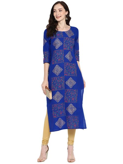 women's straight kurta - 18301809 -  Standard Image - 0