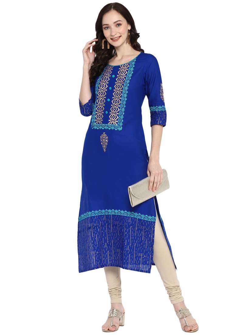 women's straight kurta