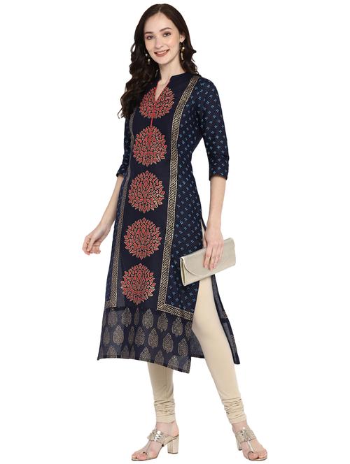 women's straight kurta - 18301813 -  Standard Image - 0
