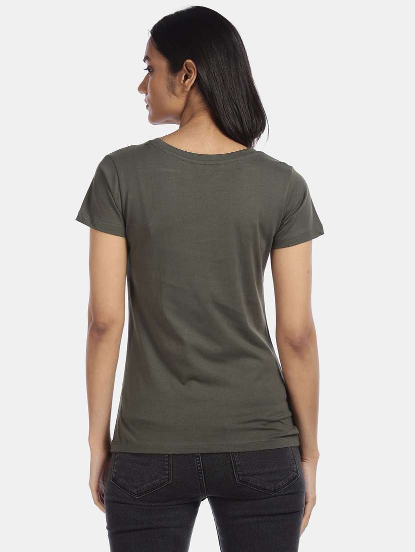 round neck graphic print t-shirt - 18301861 -  Standard Image - 2