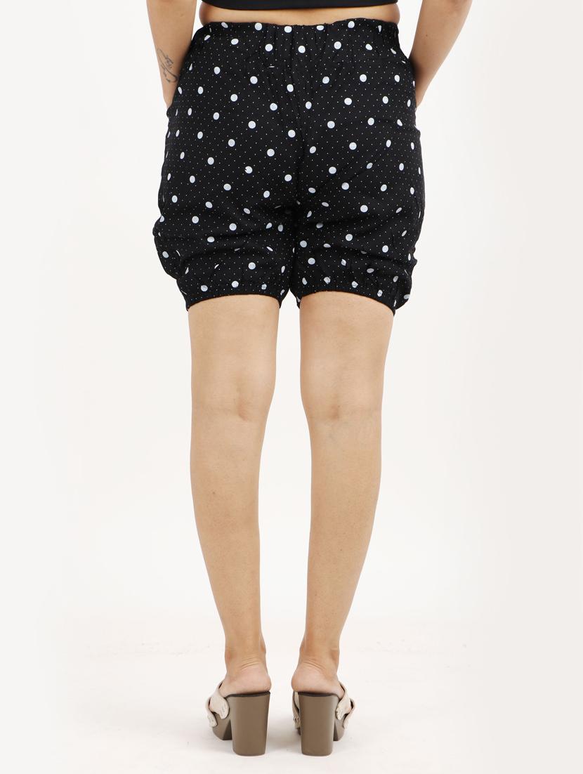 drawstring waist printed short - 18302423 - Standard Image - 2