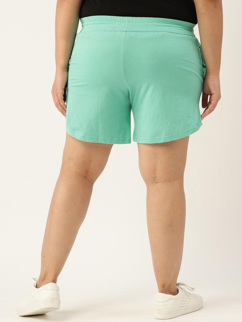 drawstring waist plus short - 18302502 - Standard Image - 2