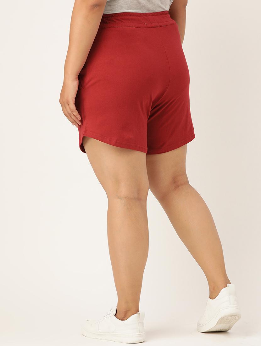 drawstring waist plus short - 18302507 - Standard Image - 2