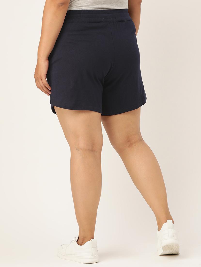 drawstring waist plus short - 18302508 - Standard Image - 2