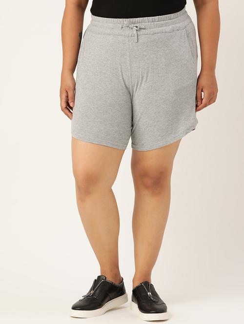 drawstring waist plus short - 18302510 -  Standard Image - 0