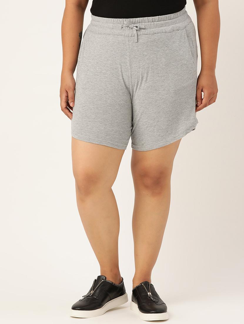 drawstring waist plus short - 18302510 -  Zoom Image - 0