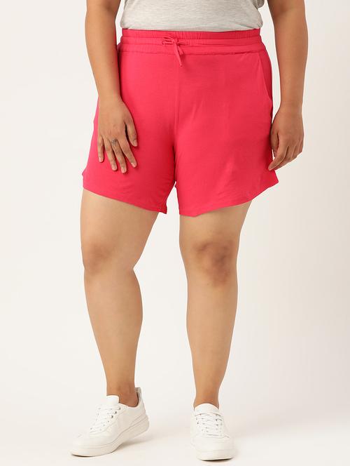 drawstring waist plus short - 18302511 - Standard Image - 0