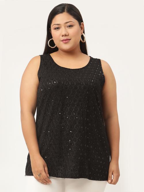 women's straight round neck top - 18304173 -  Standard Image - 0