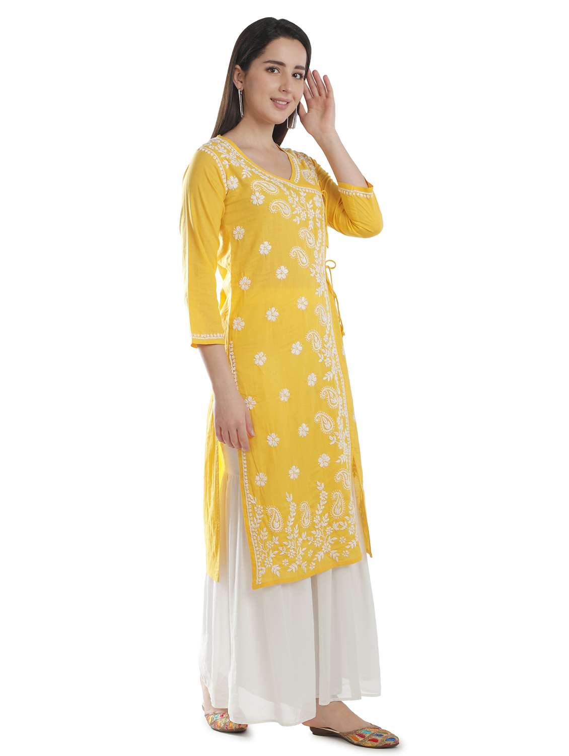 women's angrakha kurta - 18304848 -  Standard Image - 2