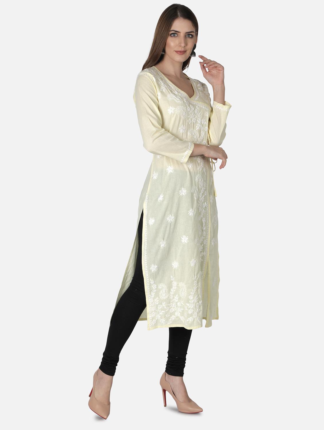 women's angrakha kurta - 18304849 - Standard Image - 2