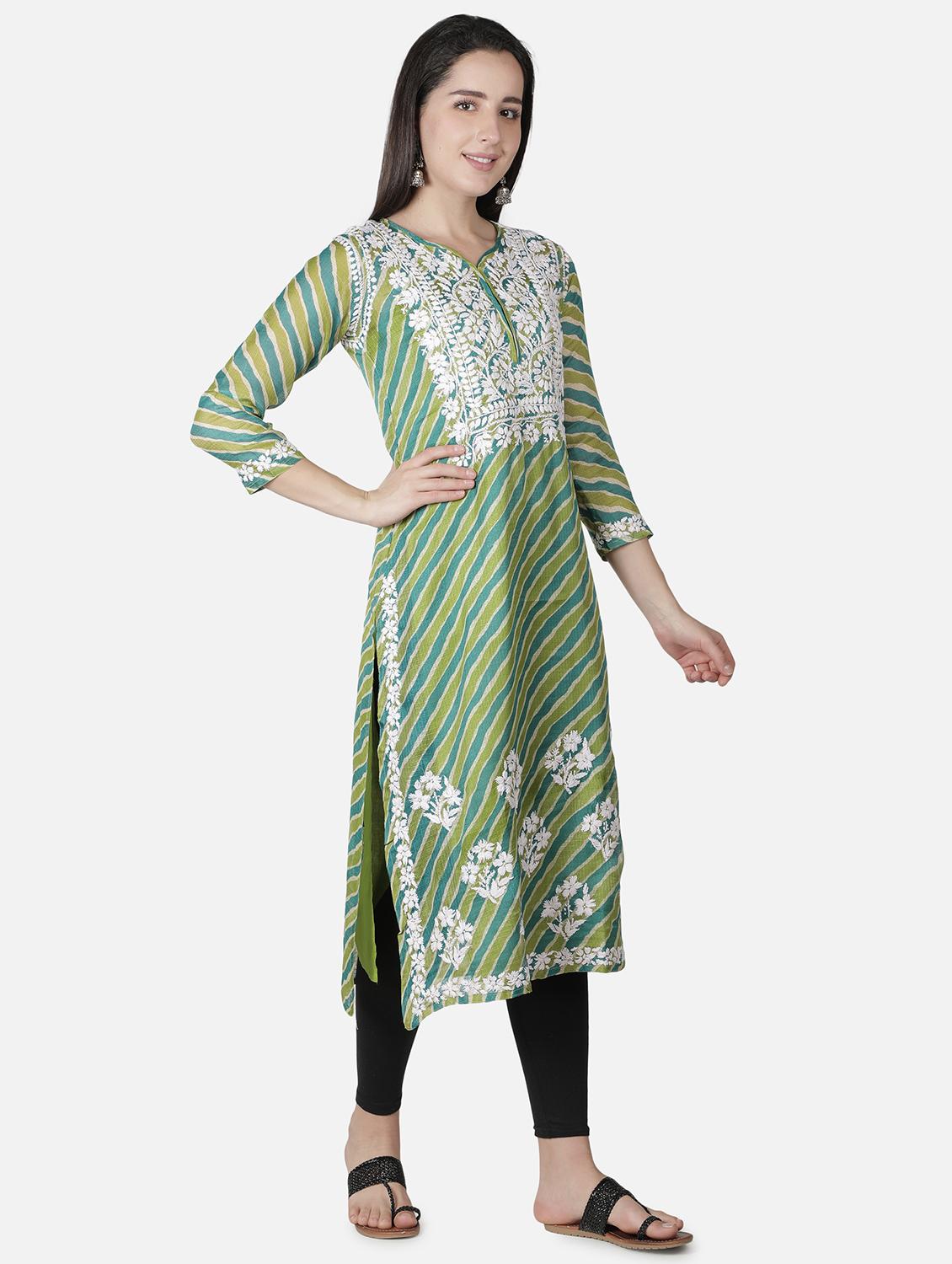women's straight kurta - 18304852 - Standard Image - 2