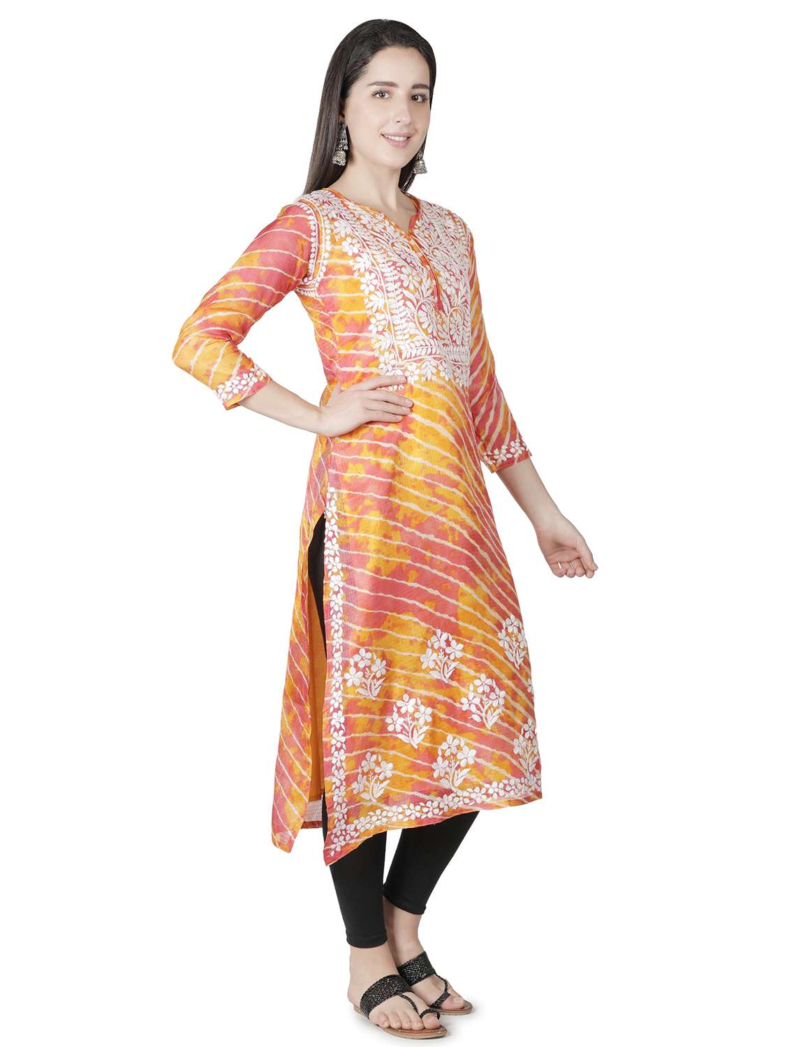 women's straight kurta - 18304853 -  Standard Image - 2