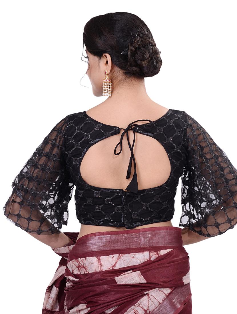 black embellished blouse - 18305122 - Standard Image - 2