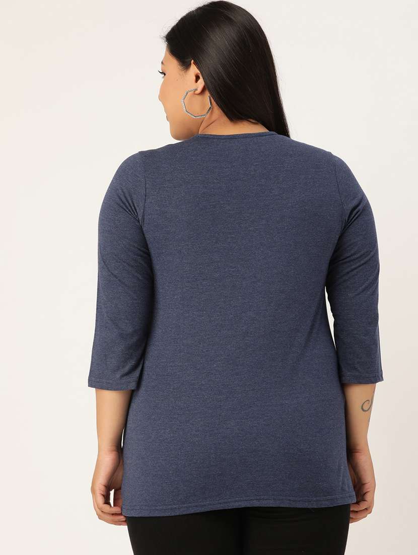 women's plain v neck t-shirt - 18305222 -  Standard Image - 2