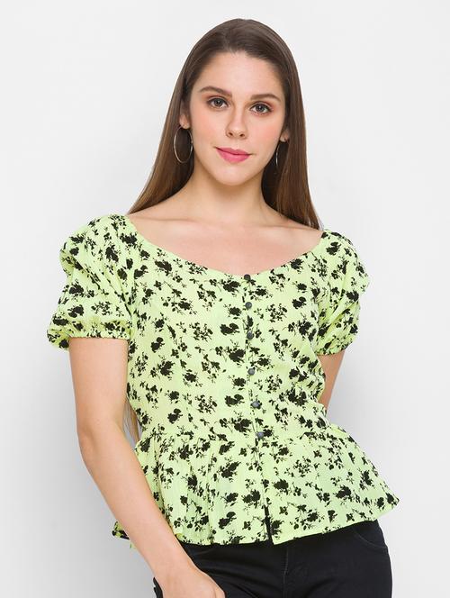 women's peplum sweetheart neck top - 18305747 - Standard Image - 0