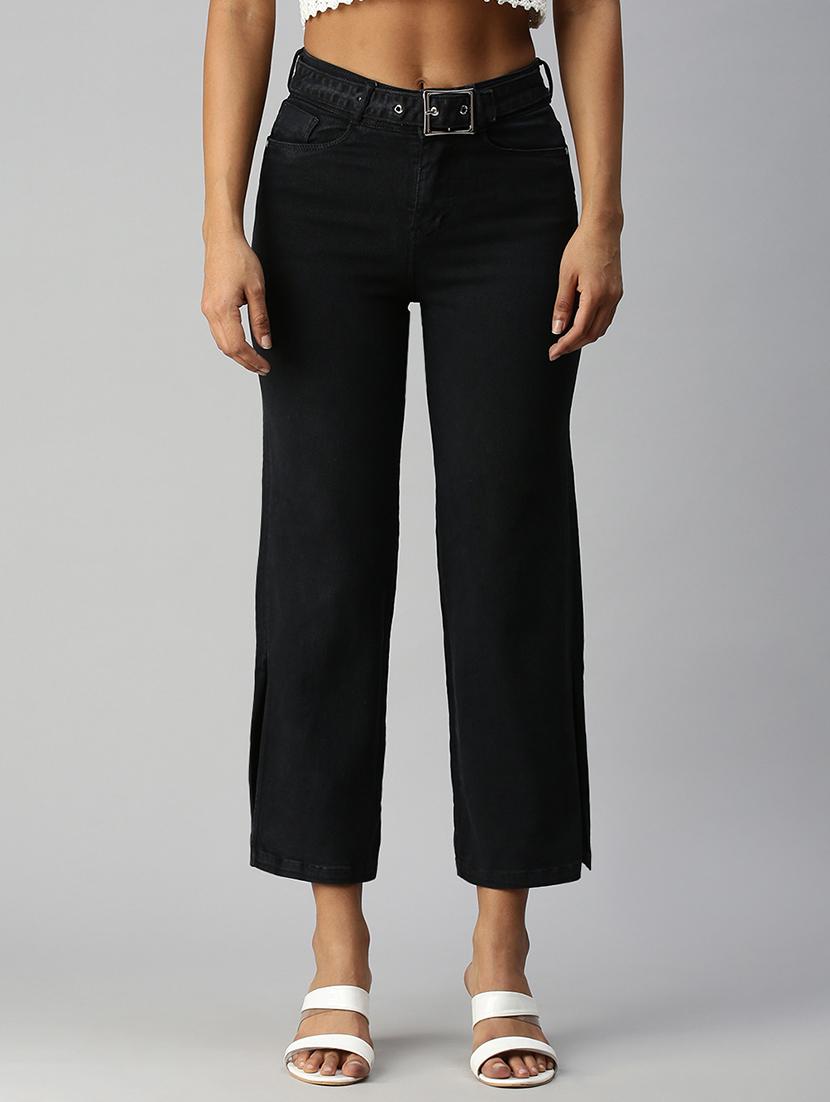 women's plain straight fit jeans - 18306507 - Zoom Image - 0