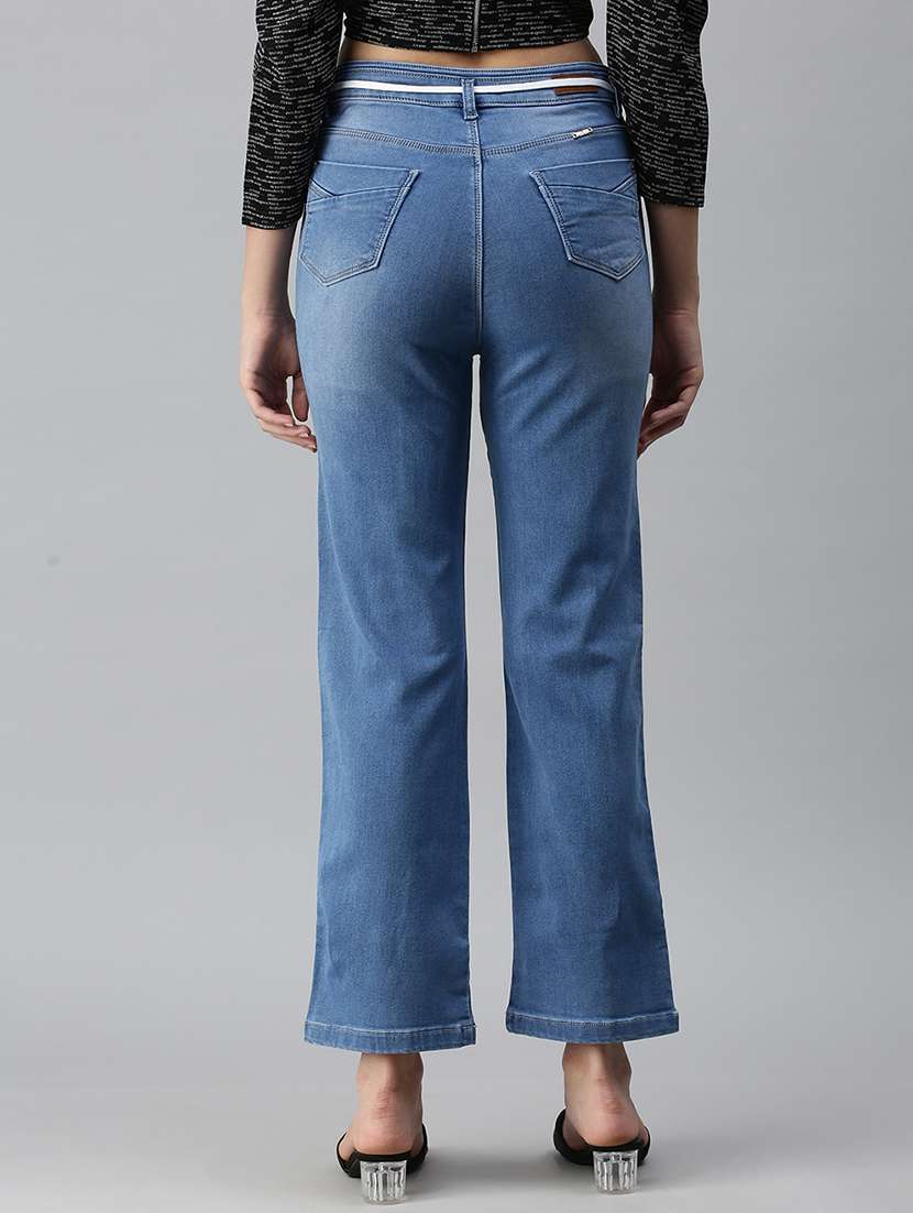 women's distress bootcut fit jeans - 18306531 -  Standard Image - 2