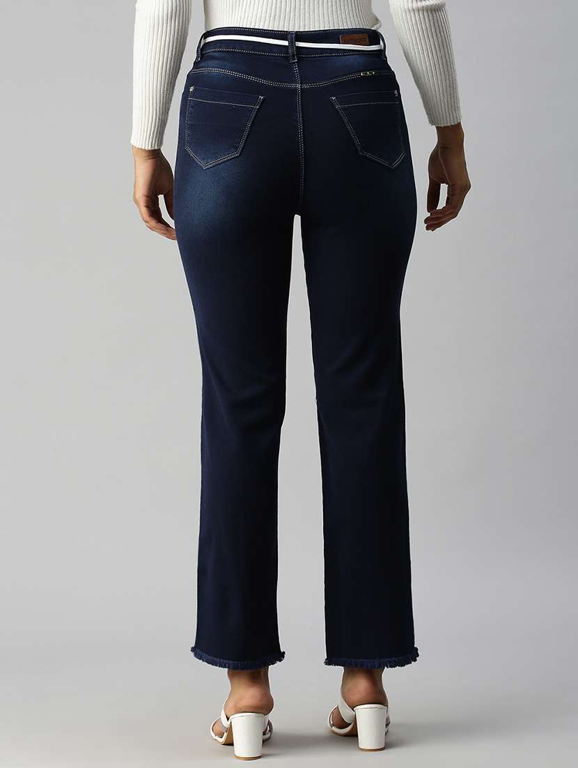 women's distress straight fit jeans - 18306534 -  Standard Image - 2