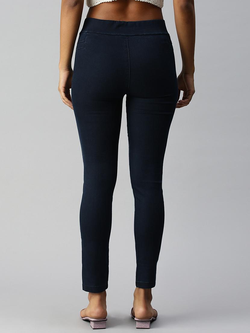 high rise stone washed denim jean - 18306537 - Standard Image - 2