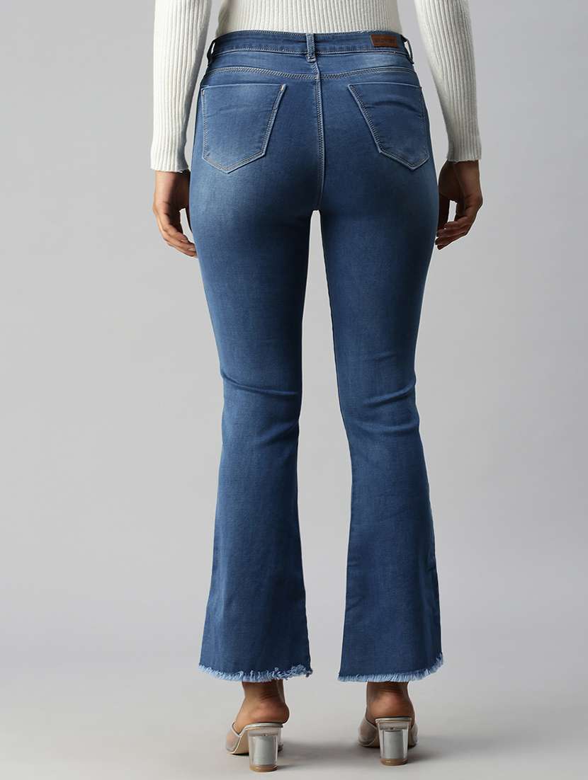 women's plain bootcut jeans - 18306579 -  Standard Image - 2