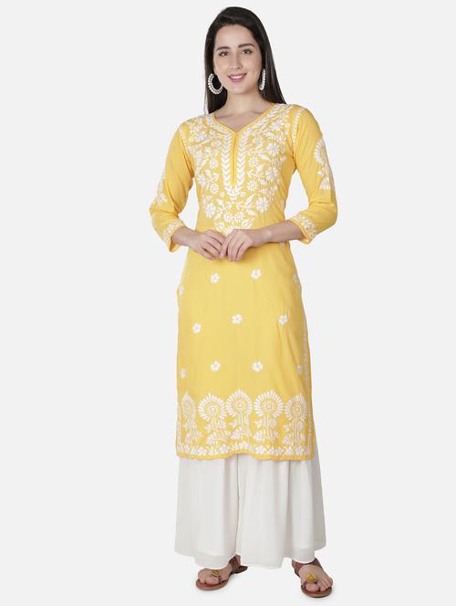 women's straight kurta - 18306929 -  Standard Image - 0