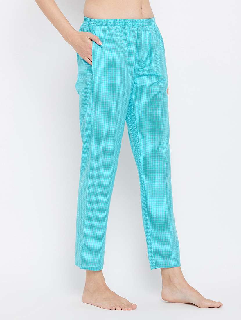 mid-rise checkered pajama - 18307458 - Standard Image - 2