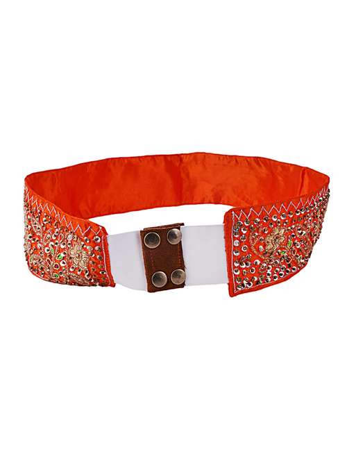 orange satin belt - 18307598 -  Standard Image - 0