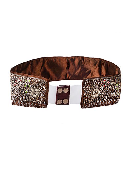 brown satin belt - 18307633 -  Standard Image - 0