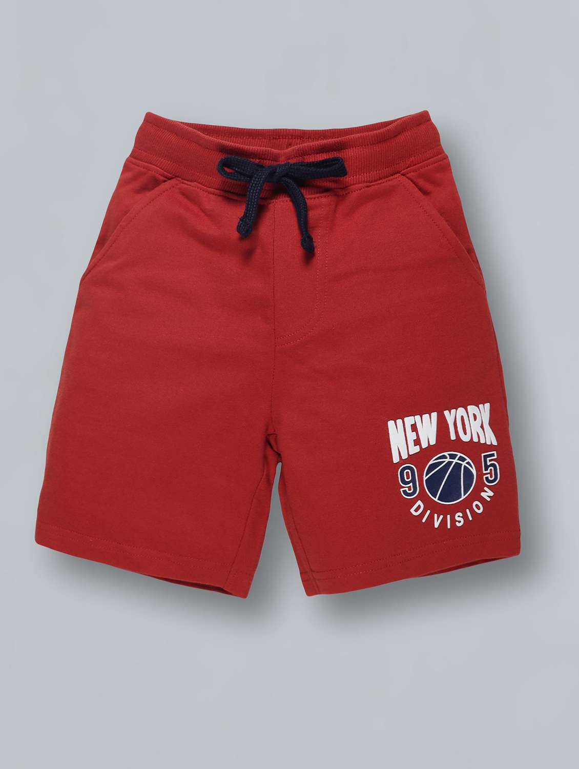 brown printed shorts 