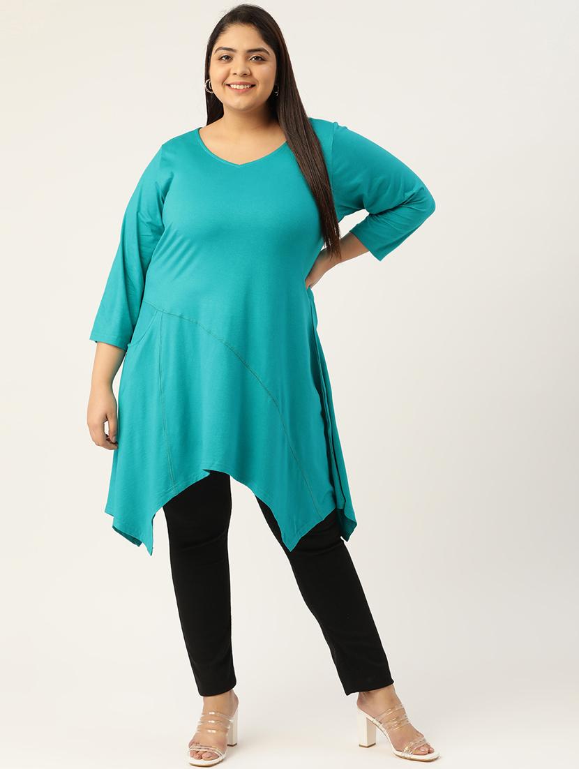 dark blue solid asymmetric top - 18308998 - Standard Image - 2