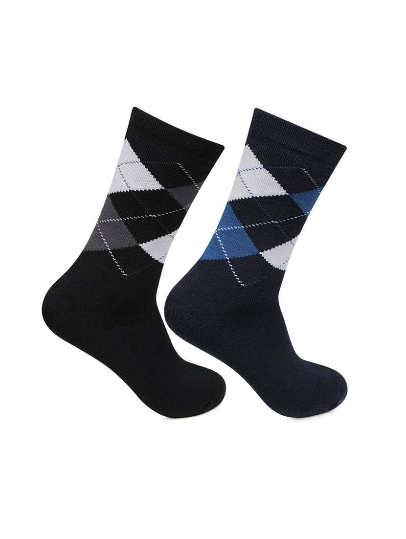 pack of 2 printed above ankle length sock