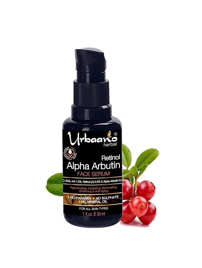 intense de-pigmentation & anti aging alpha arbutin-0.5%, vit c-20%, ha-1.5% & retinol(a)-0.5% - skin rejuvenating & anti aging