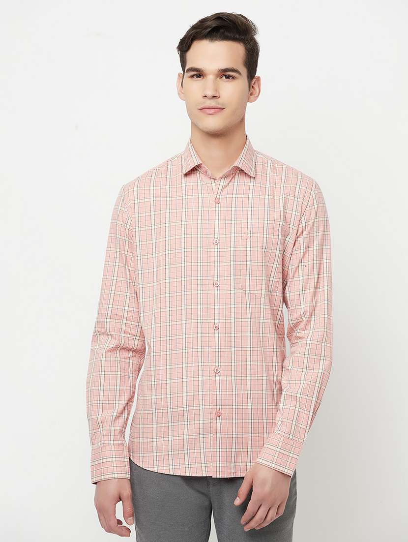 mens checks casual shirt - 18309933 -  Zoom Image - 0