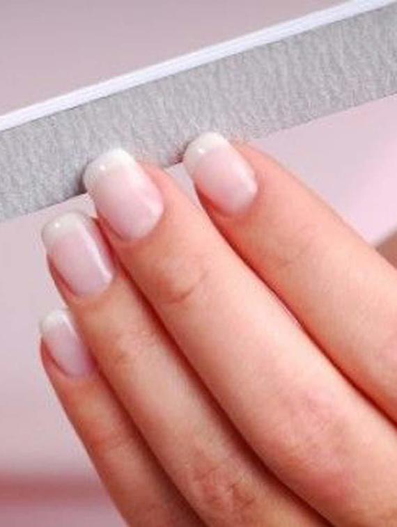 alis nail filer double sided for nail shaper | manicure nail art grey colour curved nail file gy nf cvd pack of 6 - 18310220 - Standard Image - 2