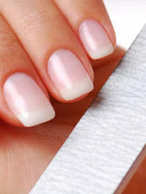 alis nail filer double sided for nail shaper | manicure nail art grey colour curved nail file gy nf cvd - 18310221 - Standard Image - 2