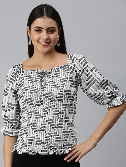 women's straight square neck top - 18310518 -  Standard Image - 0