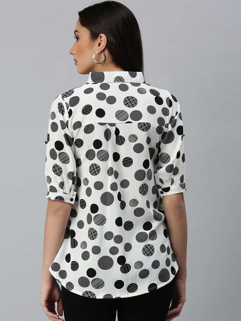women's a line collared top - 18310522 -  Standard Image - 2