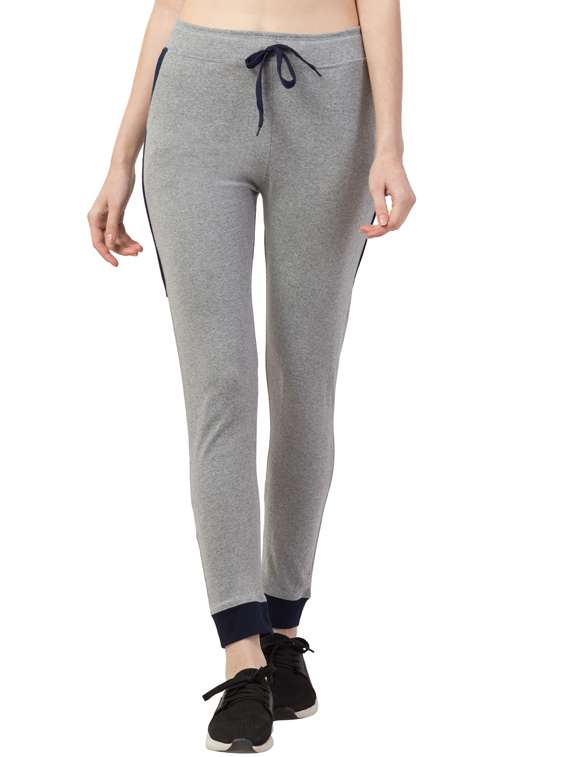  drawstring waist solid track pant