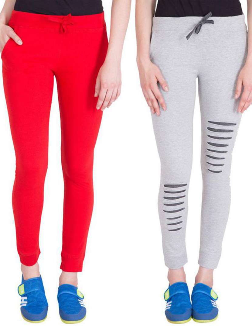 pack of 2 drawstring waist track pant