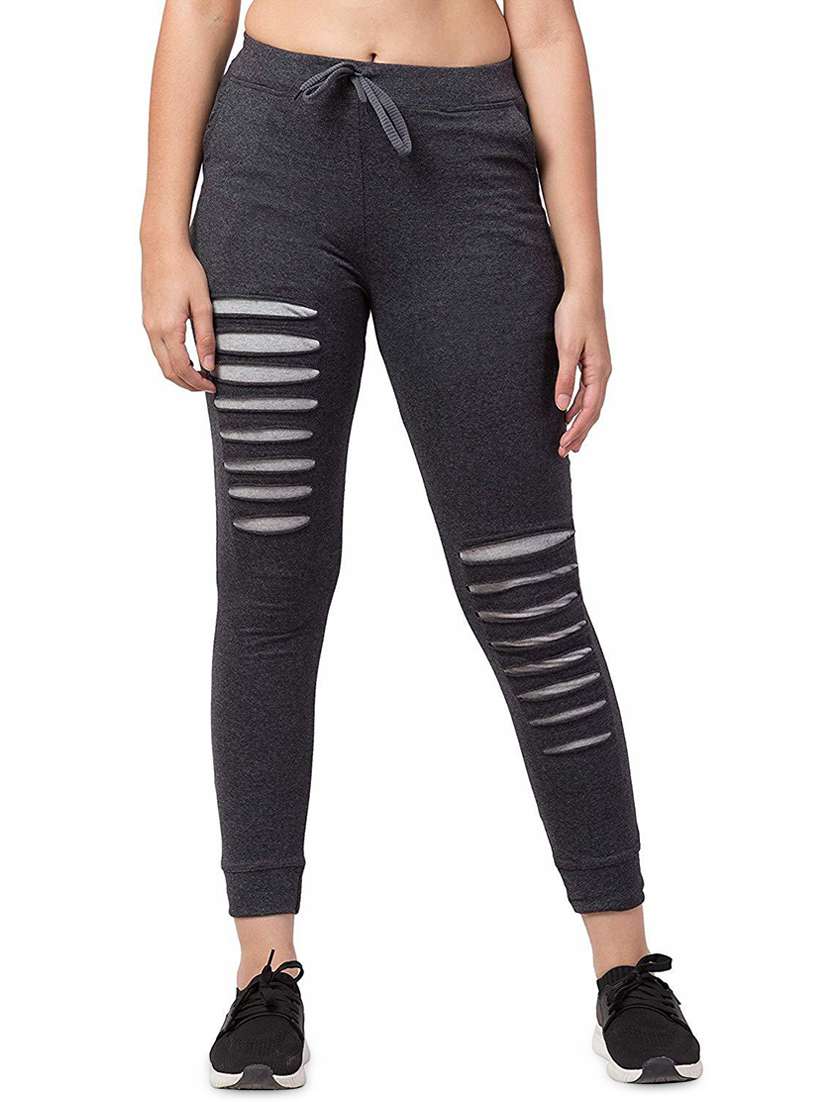 drawstring waist track pant