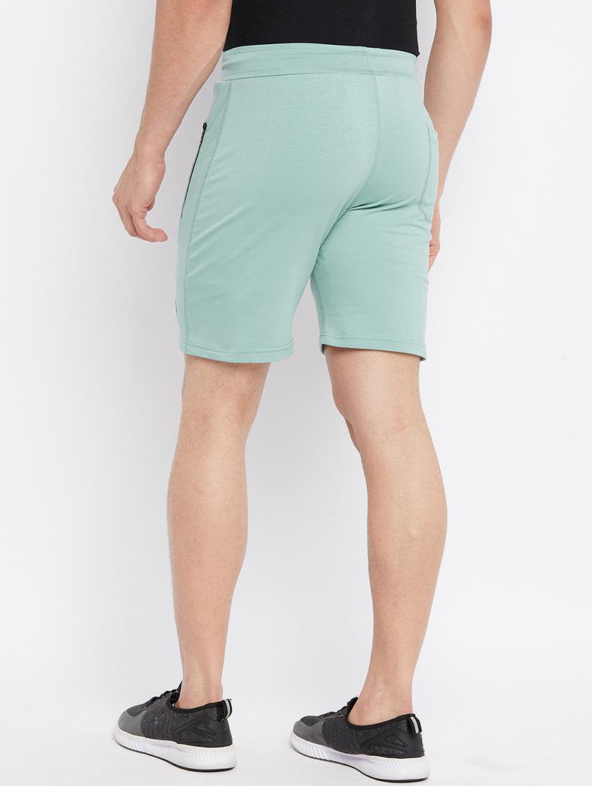 blue solid blend short - 18312053 - Standard Image - 2