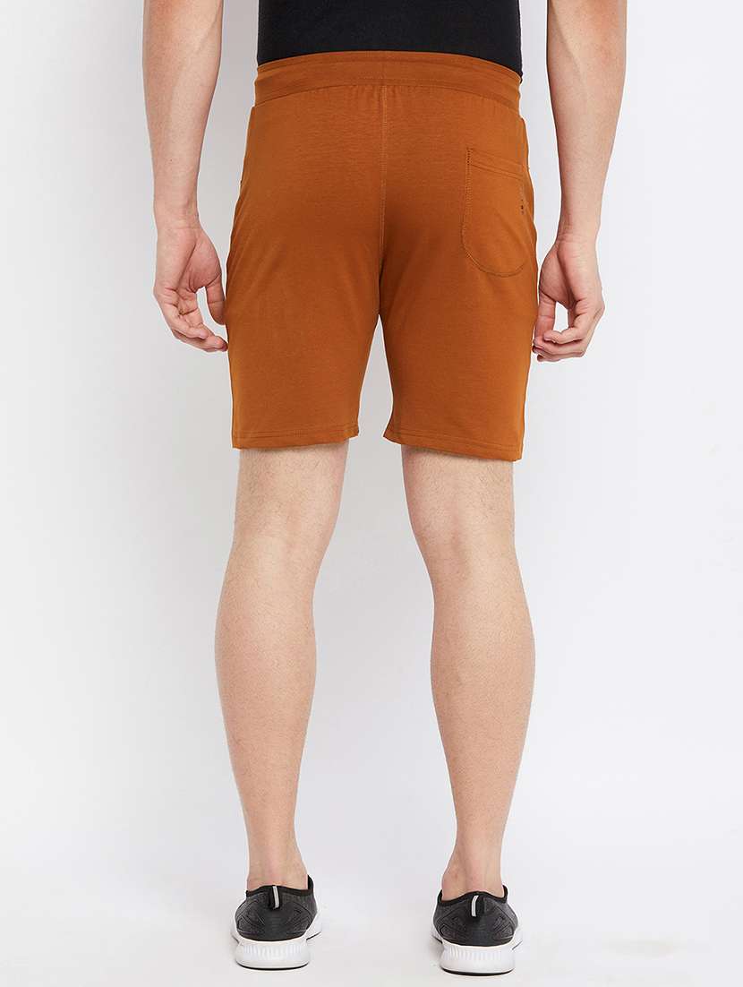 brown solid blend short - 18312054 -  Standard Image - 2