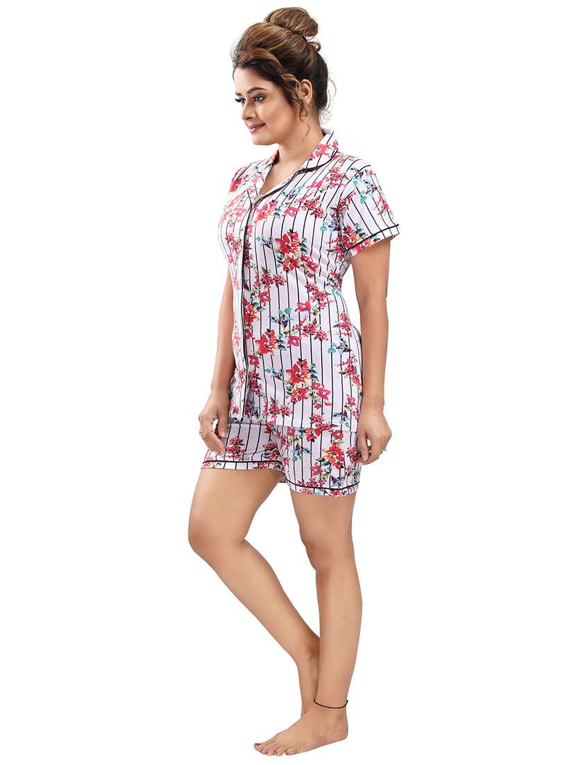 pack of 2 multi coloured printed shorts set - 18312120 - Standard Image - 2