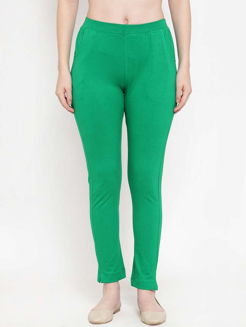 set of 2 multi colored solid legging - 18312441 -  Standard Image - 2